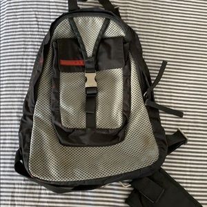 Prada mesh backpack